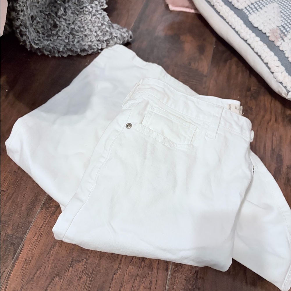 Harper Women's Crisp White Straight Leg Jeans